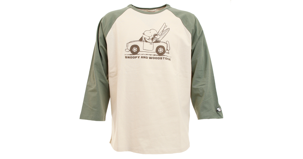 Tシャツ メンズ 長袖 スヌーピー プリントラグラン9分袖 31kha オンライン価格 パワー トゥ ザ ピープル スーパースポーツゼビオ
