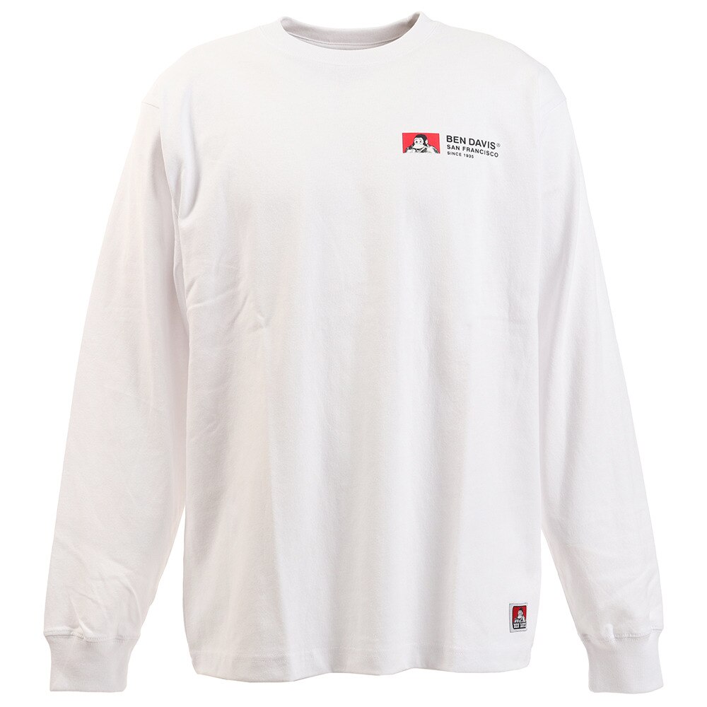  Tシャツ メンズ 長袖 LAVEL 0380022-WHT