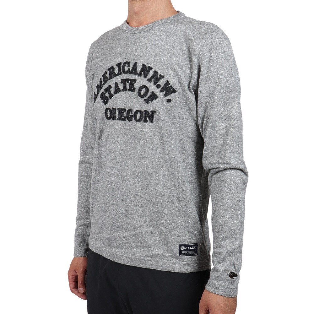  Tシャツ メンズ 長袖 JERSEY ロングスリーブ ORGN 881EK0CD3186MGRY