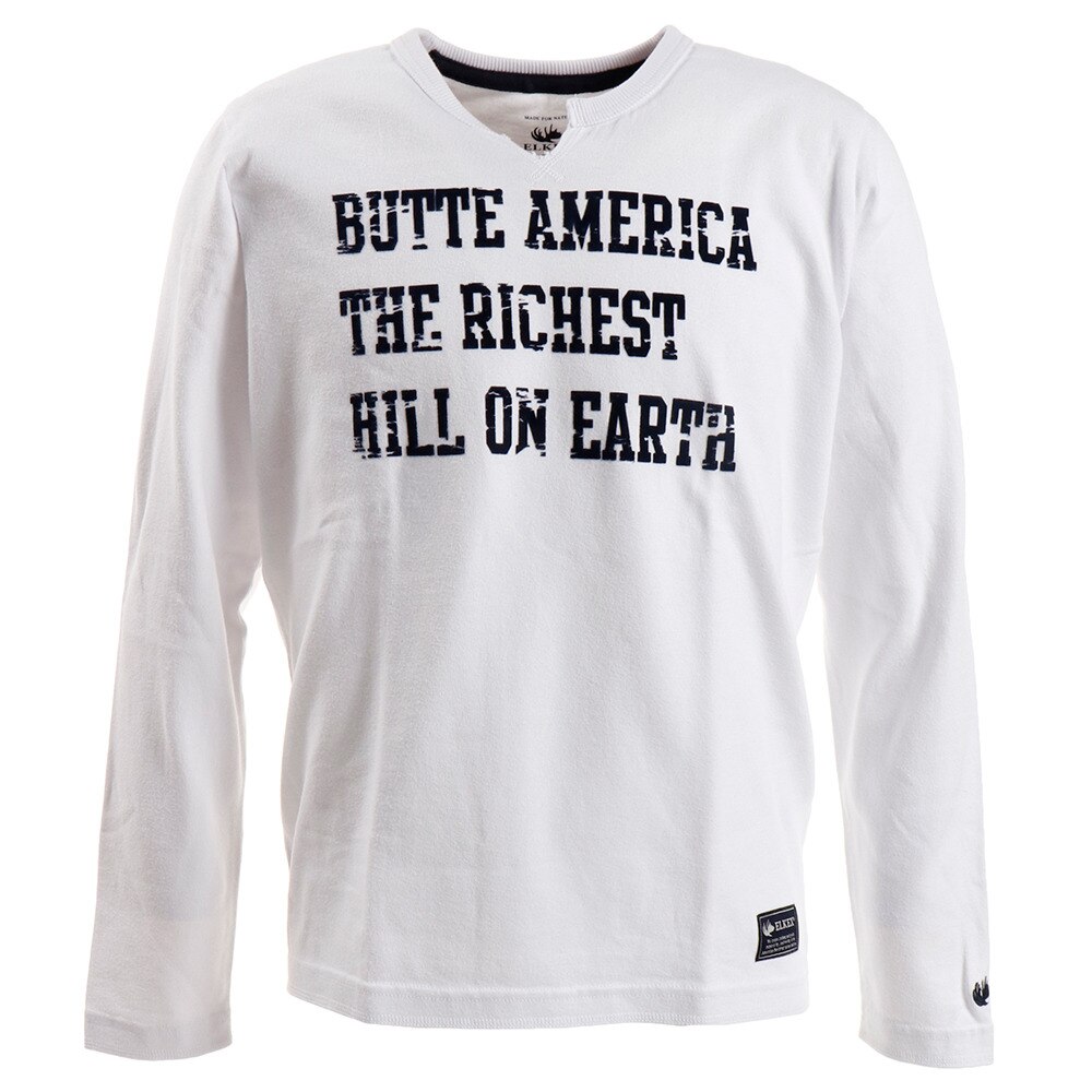  Tシャツ メンズ 長袖 JERSEY ロングスリーブ BUTTE 881EK0CD3187WHT