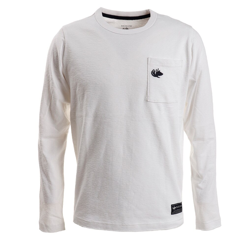  Tシャツ メンズ 長袖 JQD ポケット ロングスリーブ 881EK0HD3180WHT