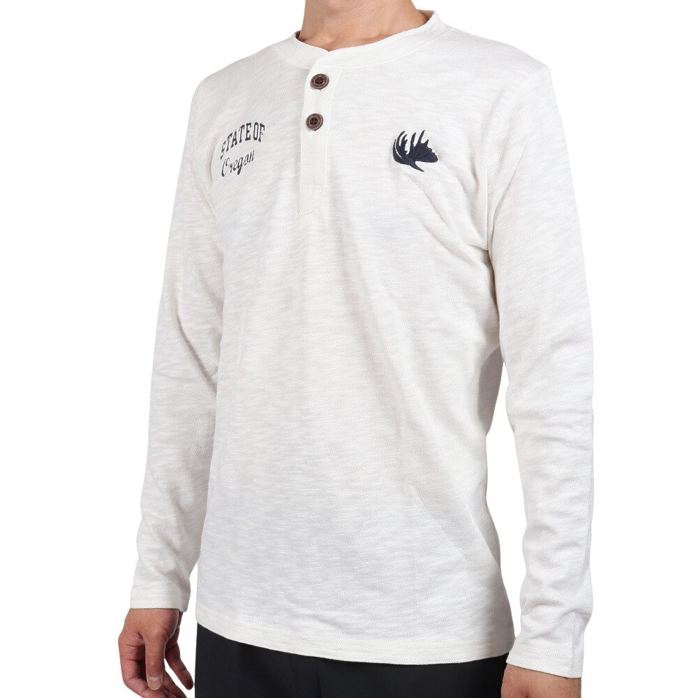  HEAVY SLUB ヘンリーネックTシャツ 881EK0HD3189 WHT