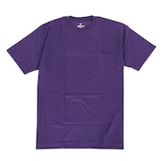 (メンズ)Tシャツ メンズ ビーフィー ポケット BEEFY 半袖 クルーネック パープル 紫 無地T 定番 長持ち H5190 270 オンライン価格