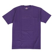 Tシャツ メンズ ビーフィー ポケット BEEFY 半袖 クルーネック パープル 紫 無地T 定番 長持ち H5190 270 オンライン価格
