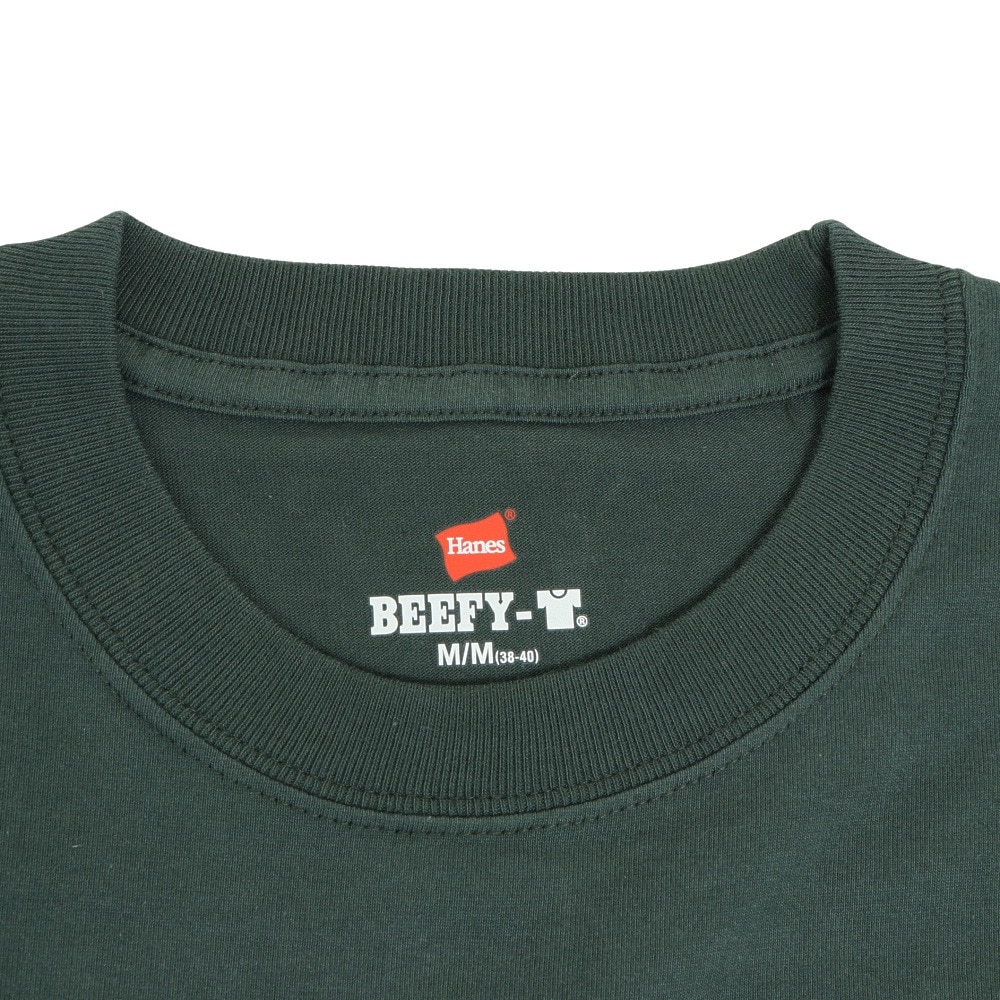 ヘインズ（Hanes）（メンズ）Tシャツ メンズ ビーフィー ポケット BEEFY 半袖 クルーネック 定番 長持ち H5190 570 オンライン価格