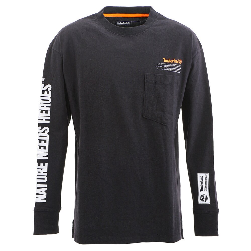  Tシャツ メンズ 長袖 プリント A2B53-001 オンライン価格