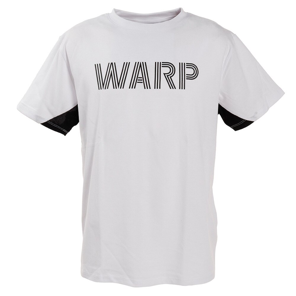  Tシャツ メンズ 半袖クルーネック Warp Graphic WB33JA11 WHT