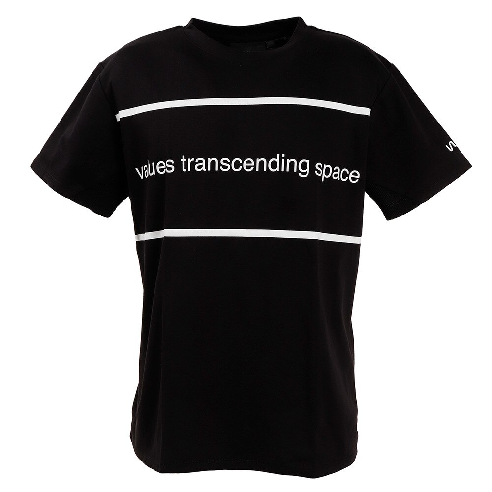  Tシャツ メンズ 半袖クルーネック Message WB33JA14 BLK