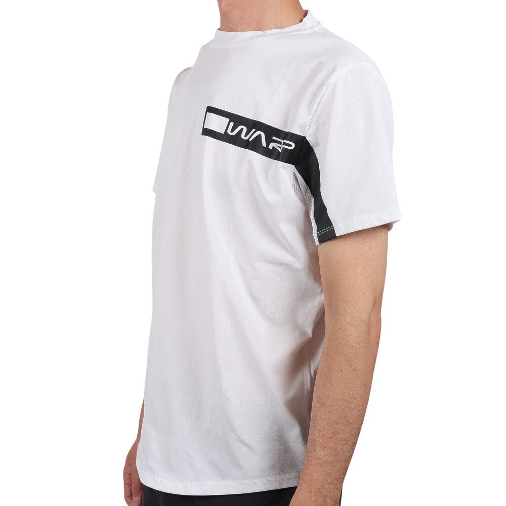  Tシャツ メンズ 半袖クルーネック Chest WARP WB33JA16 WHT