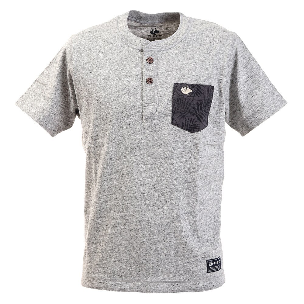  スラブポケットヘンリーネックTシャツ 881EK0HD3305GRY オンライン価格