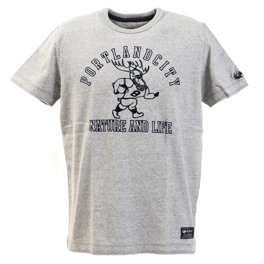  Tシャツ メンズ moose 半袖 881EK0CD3303GRY オンライン価格