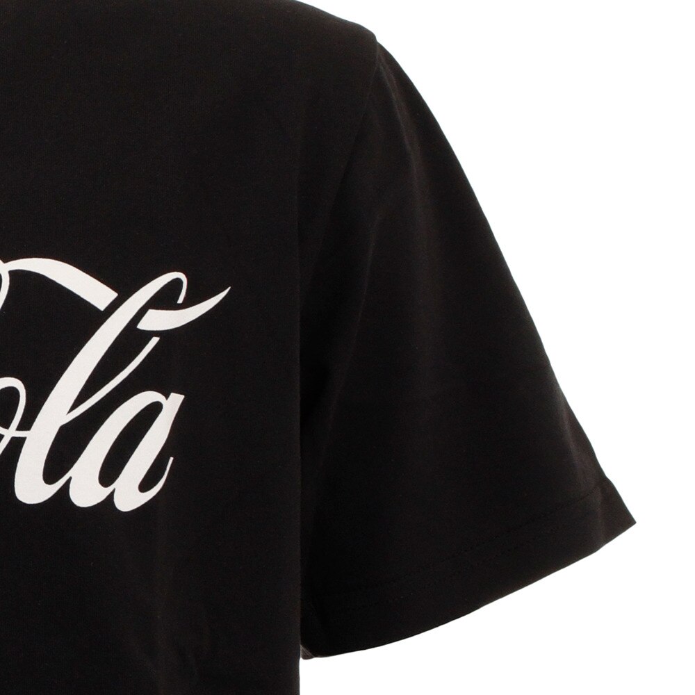 コカコーラ｜コカコーラ（Coca-Cola）（メンズ）ロゴプリントTシャツ 0530115-01 BLK 半袖 - スポーツ用品はスーパー