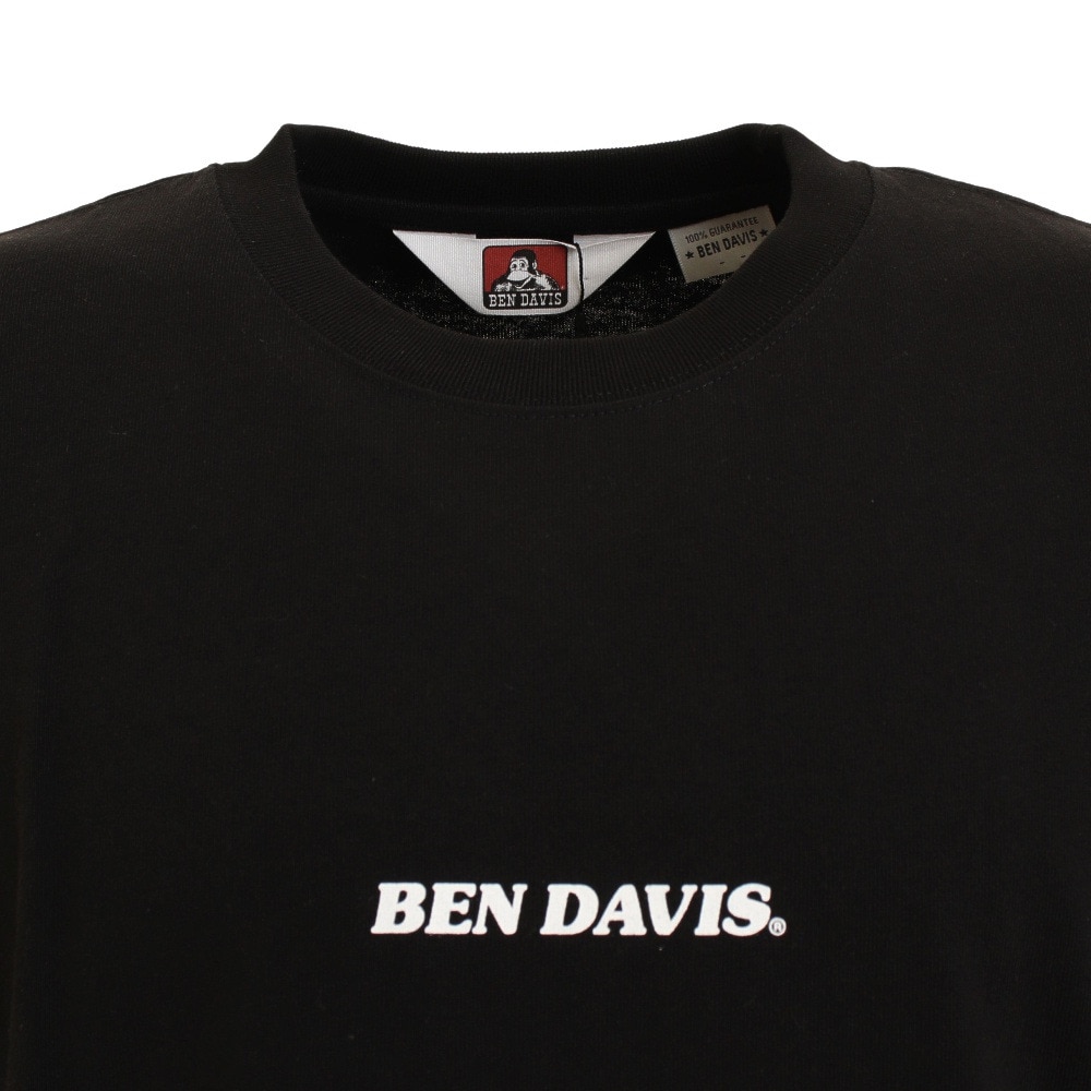 ベンデイビス ベンデイビス Ben Davis メンズ レディース バックプリント ビッグシルエット フットボール 半袖tシャツ Blk スポーツ用品はスーパースポーツゼビオ
