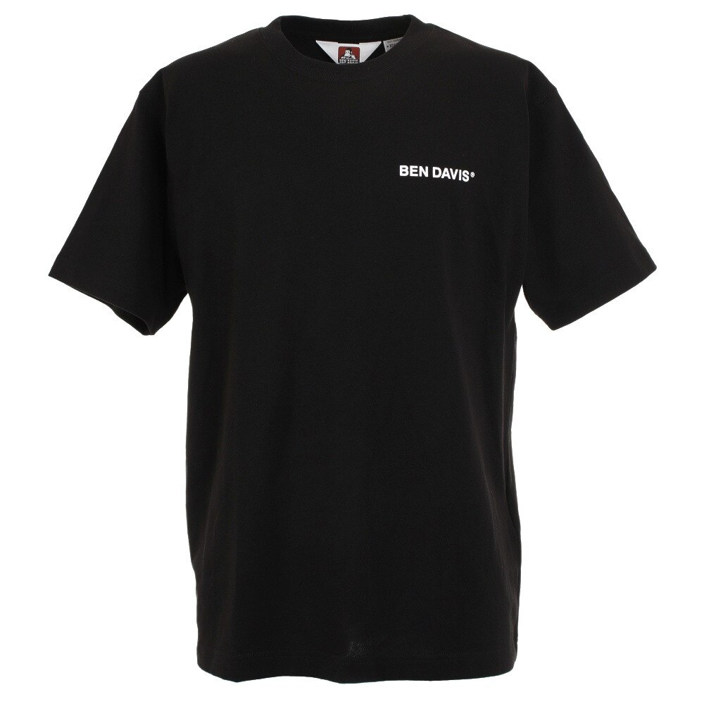  バナーロゴ 半袖Tシャツ 0580024-BLK