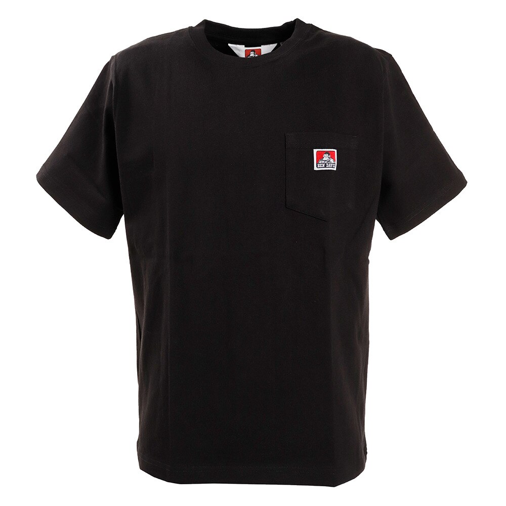  Tシャツ メンズ 定番ピスネーム半袖 09580000-BLK
