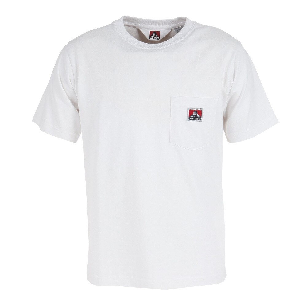  Tシャツ メンズ 定番ピスネーム半袖 09580000-WHT
