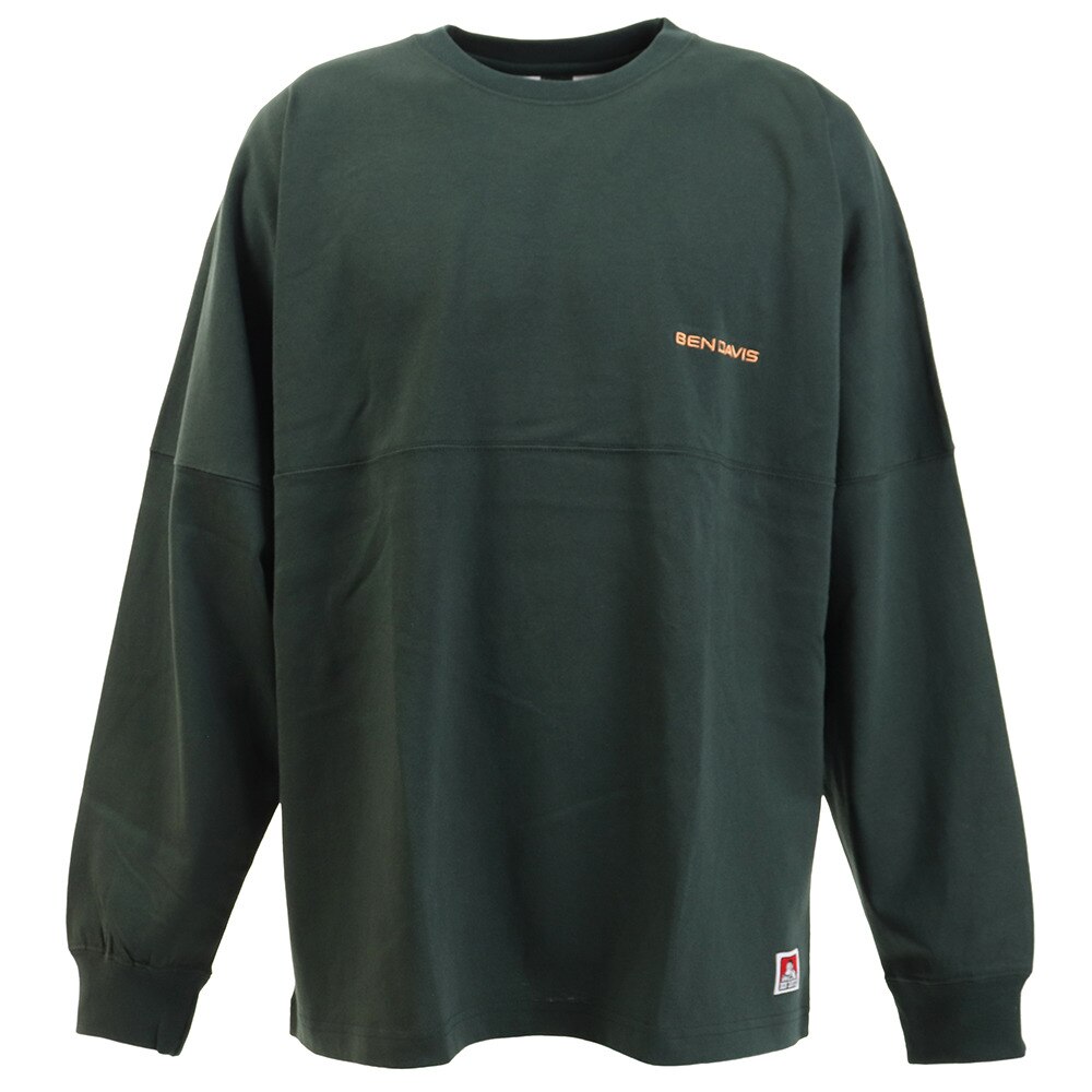  Tシャツ メンズ 長袖 フットボール 0380023-GRN