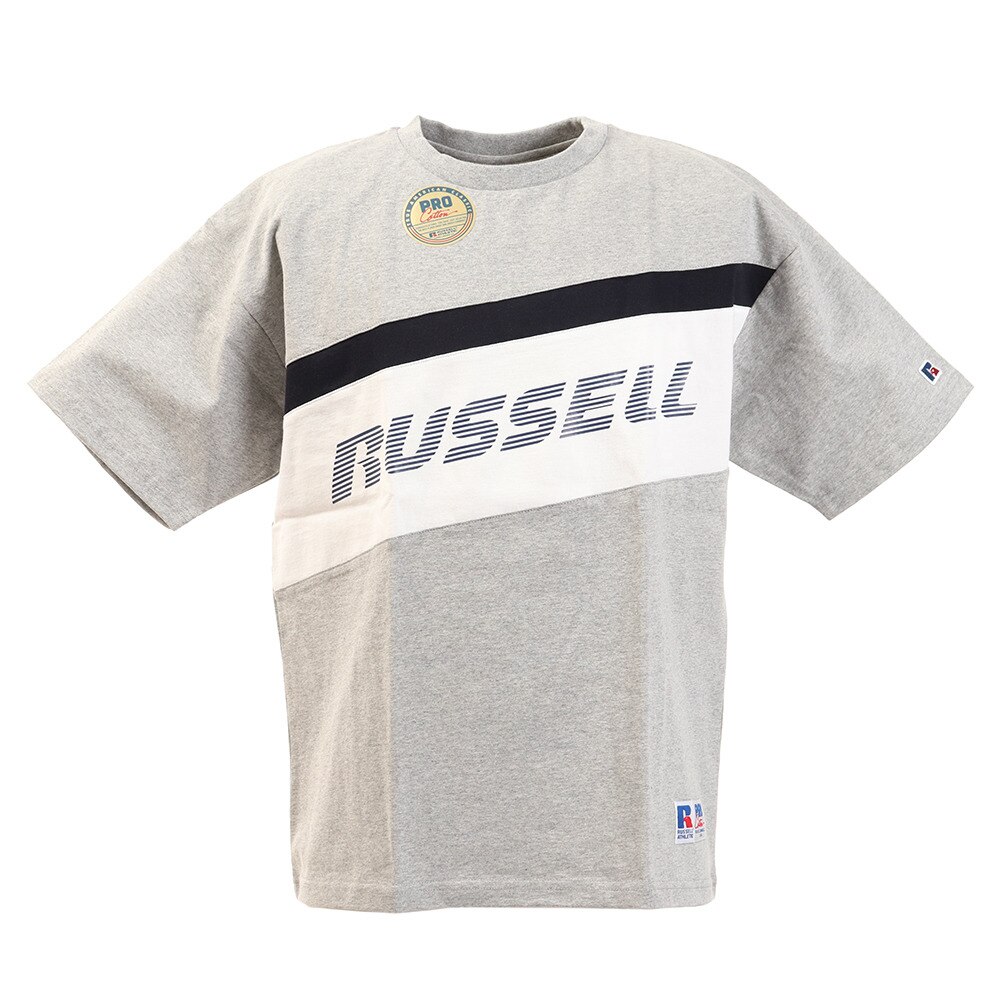  プロコットン/COLOR BLOCK Tシャツ RBM20S0011 MGRY