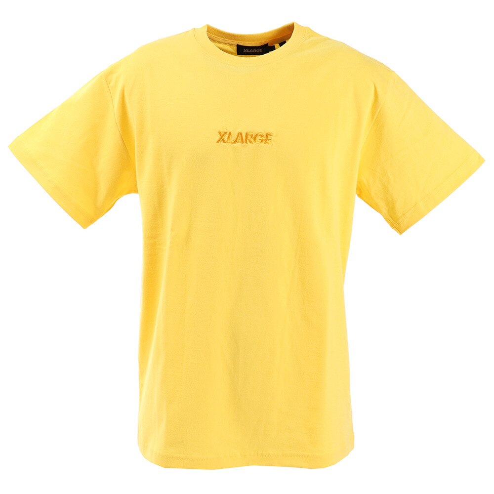  EMBROIDERY スタンダードロゴ 半袖Tシャツ 01201128-YEL