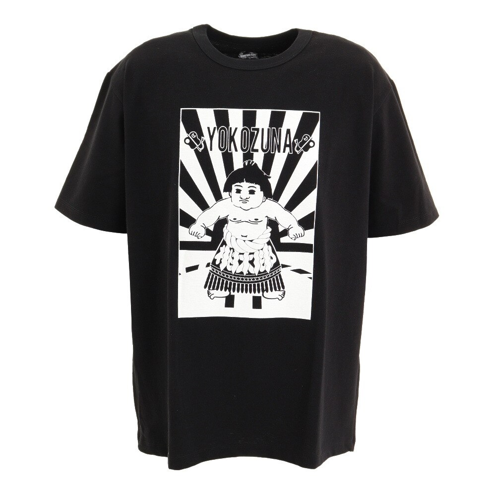  横綱プリント 半袖Tシャツ 07-085B