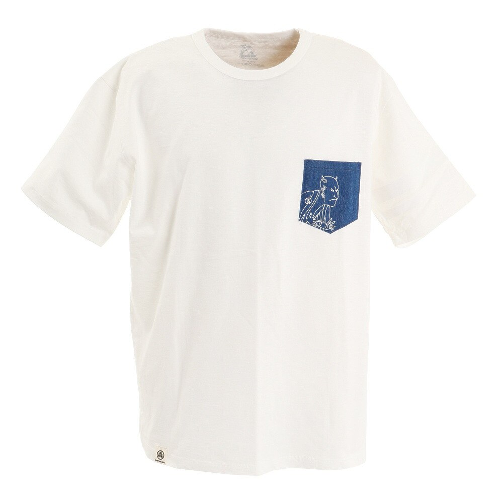  デニムポケット半袖Tシャツ 07-086O-W