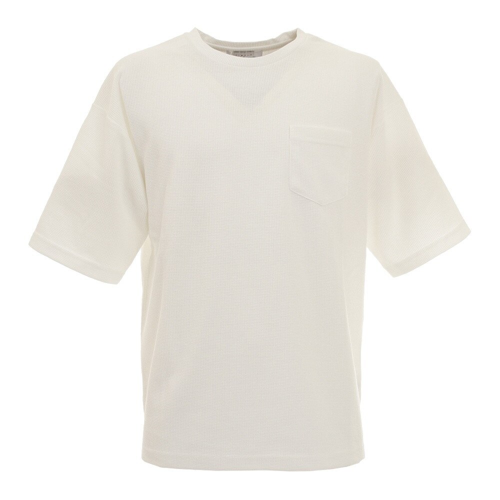  ワッフル半袖ポケットTシャツ 0551011-OFF