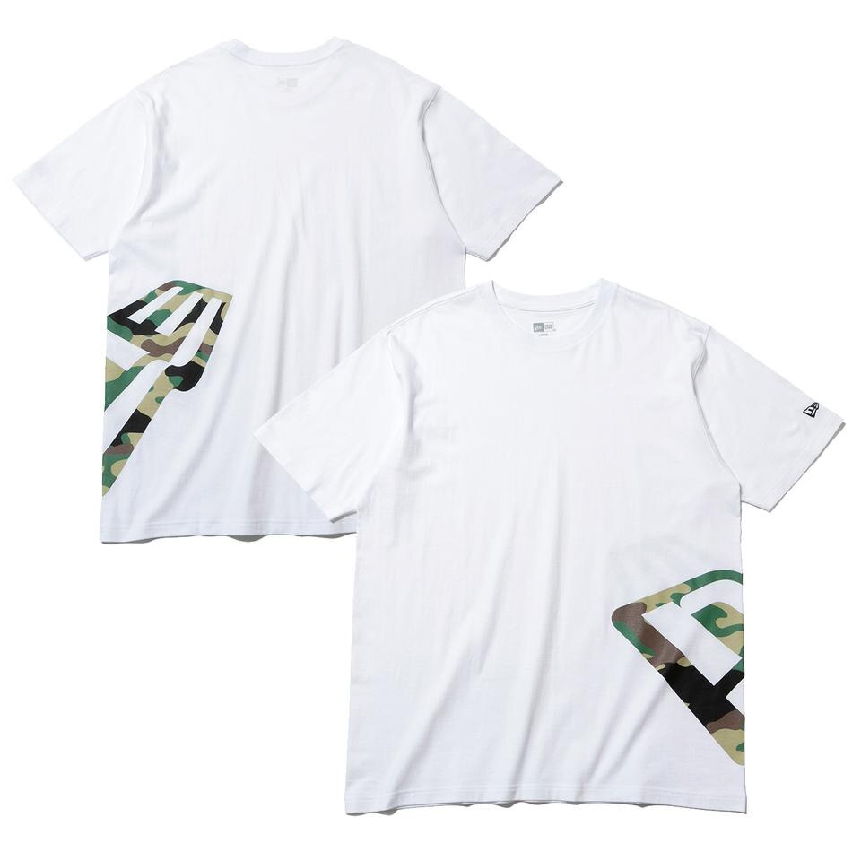  サイドロゴ ズームアップ フラッグロゴ リラックスフィット コットン 半袖Tシャツ 12542589 オンライン価格