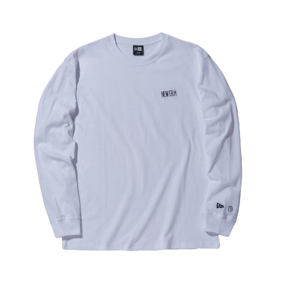  長袖 コットン Tシャツ AI TAKAHASHI 高橋愛 NEW ERA ホワイト レギュラーフィット 12674273