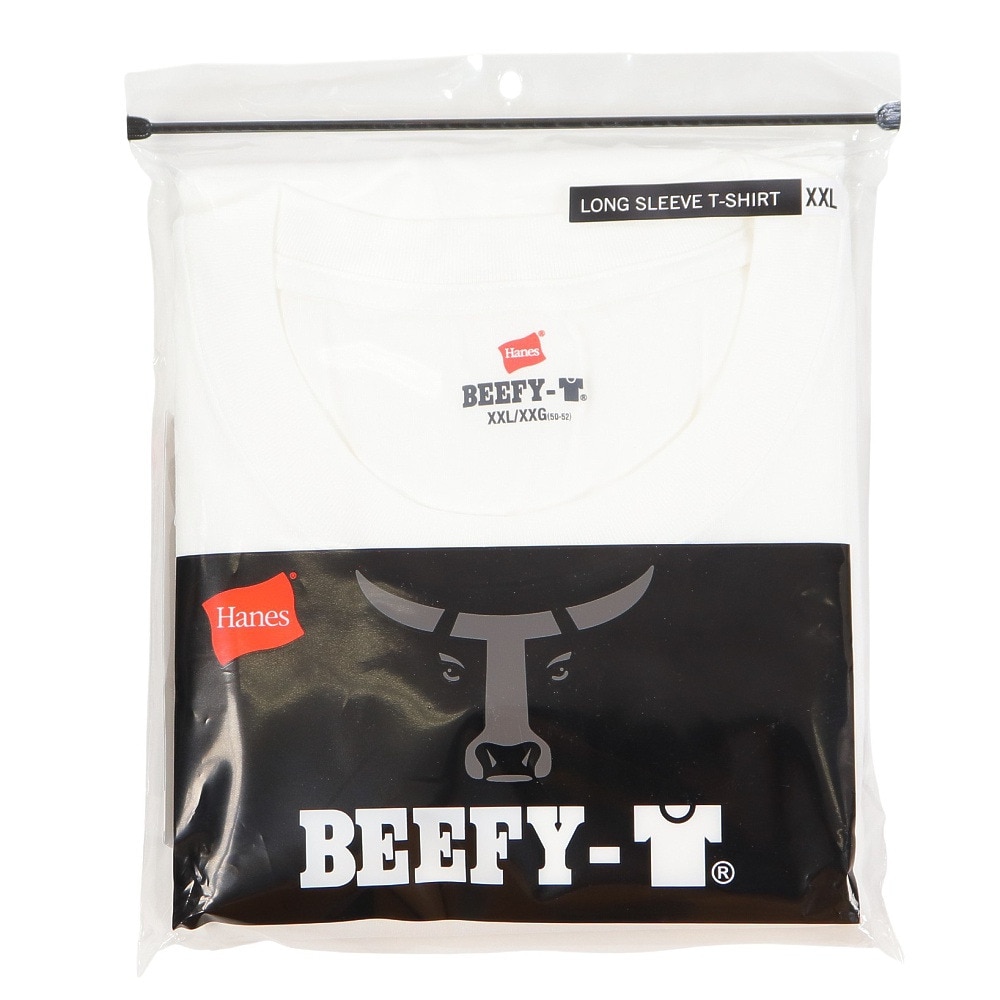 ヘインズ（Hanes）（メンズ）メンズ BEEFY-T 長袖Tシャツ 大きいサイズ H5186L 010