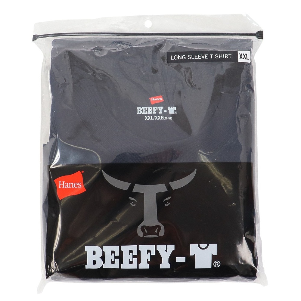 ヘインズ（Hanes）（メンズ）メンズ BEEFY-T 長袖Tシャツ 大きいサイズ H5186L 090