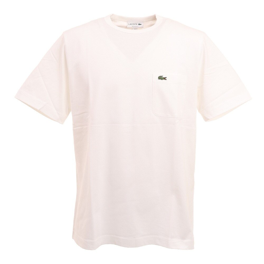  レギュラーフィット クロコエンブレムクルーネックポケットTシャツ TH5846L-001
