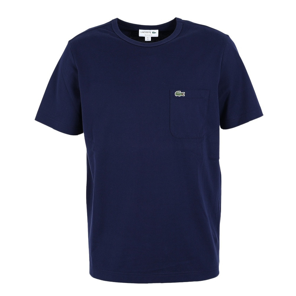 ラコステ（LACOSTE）（メンズ）レギュラーフィット クロコエンブレムクルーネックポケットTシャツ TH5846L-166