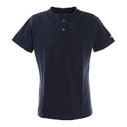 エルケクス（ELKEX）（メンズ）SUPIMA ヘンリーネック 半袖Tシャツ 881EK1FQ6297 NVY