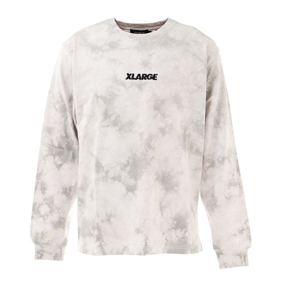  ロングスリーブTシャツ TIEDYE LOGO 101211011004 WHT