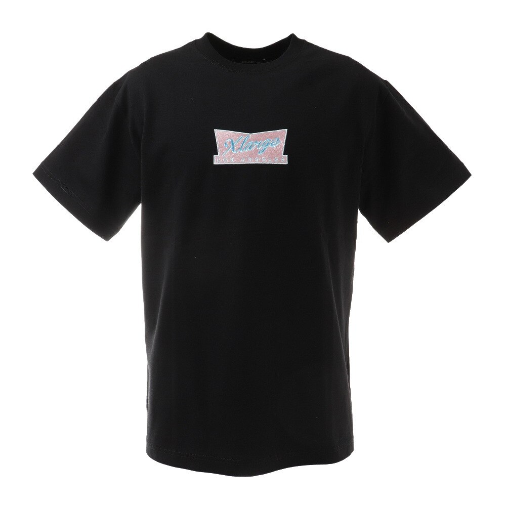  ショートスリーブ Tシャツ XLARGE SIGN 101211011036 BLK