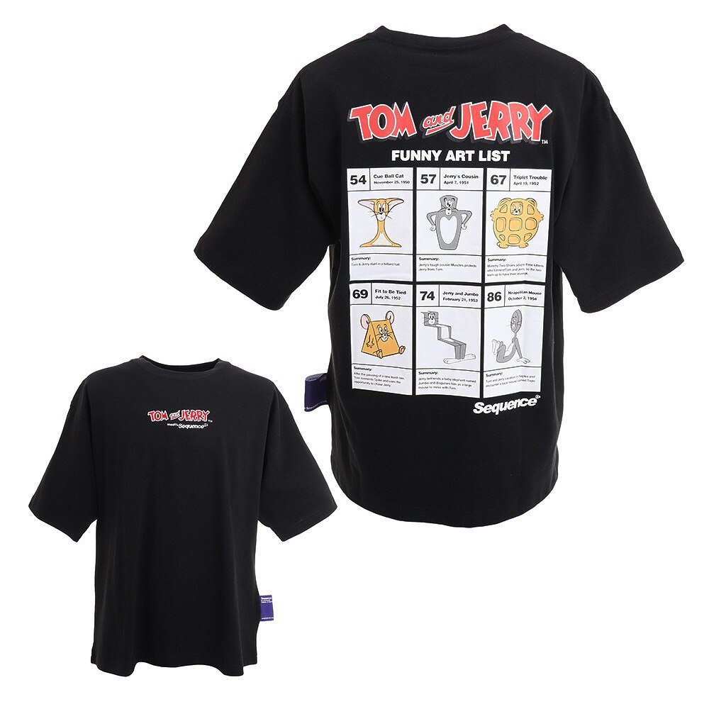  T&J FUNNY 半袖Tシャツ 1570903-BLK