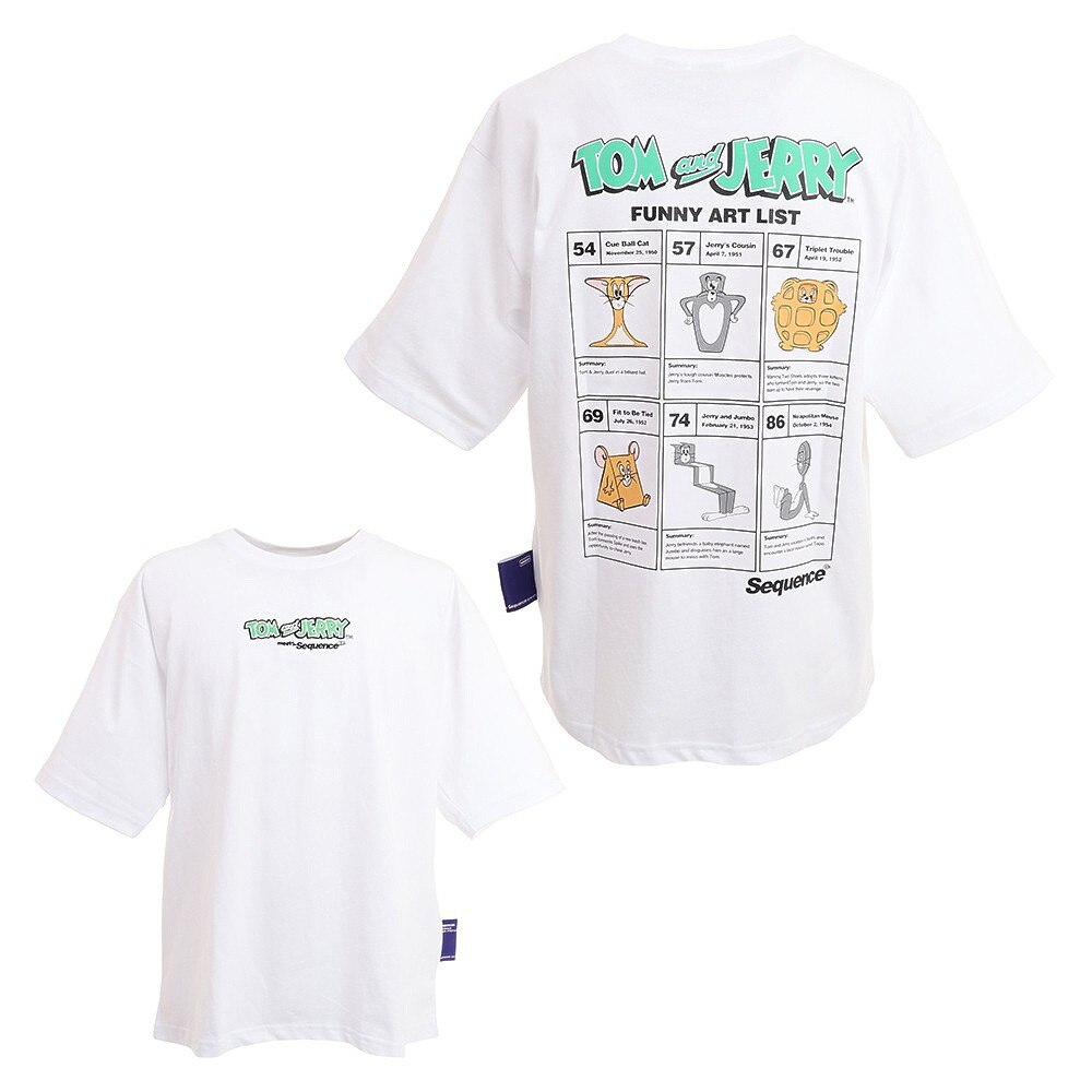  T&J FUNNY 半袖Tシャツ 1570903-WHT