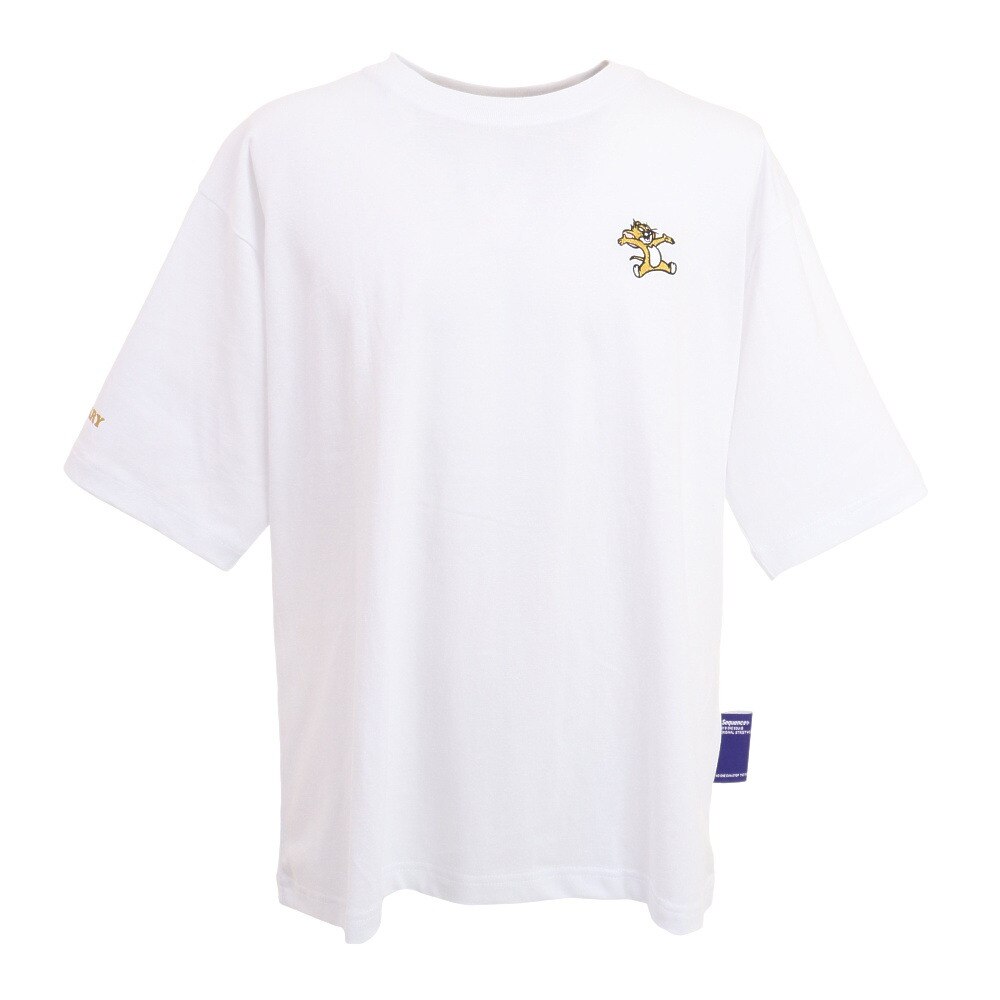  トムとジェリー ワンポイント 半袖Tシャツ 1570905-OFF