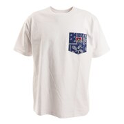 ベンデイビス（BEN DAVIS）（メンズ）Tシャツ メンズ 半袖 バンダナ ポケットTシャツ 1580003-WHT