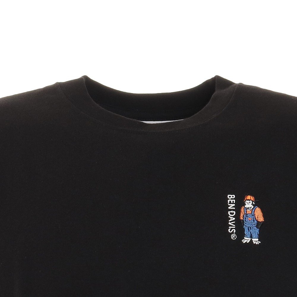 ベンデイビス ベンデイビス Ben Davis メンズ レディース ミニゴリラ刺繍 バックプリント 半袖tシャツ Blk スポーツ用品はスーパースポーツゼビオ