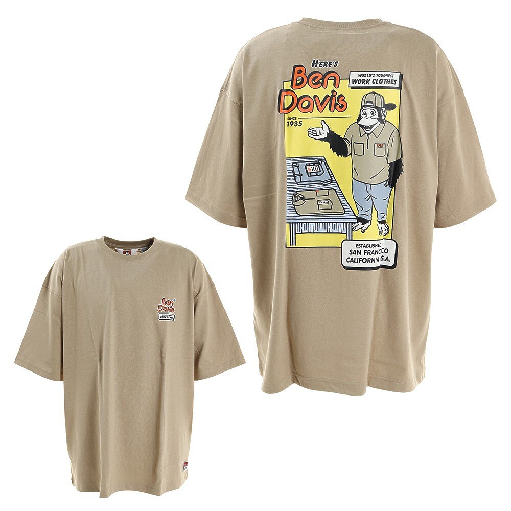  HERES BIG Tシャツ 1580015-BEG
