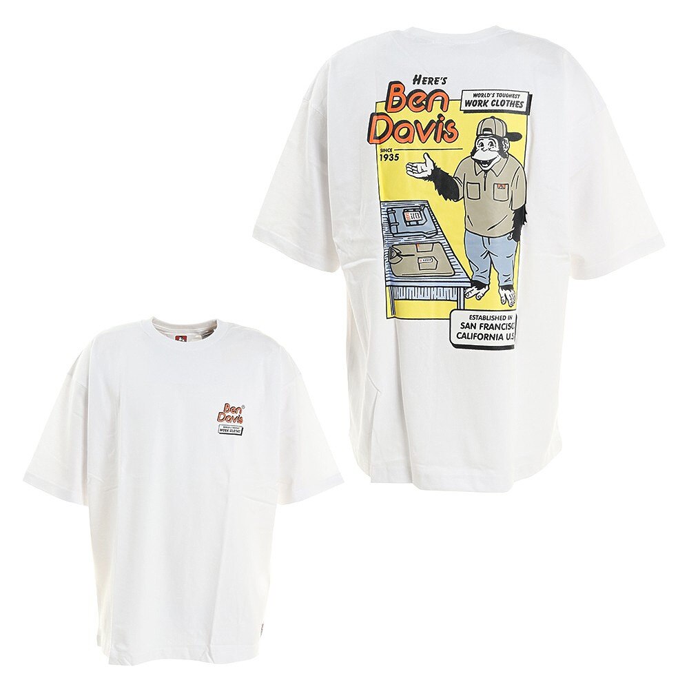 HERES BIG Tシャツ 1580015-WHT