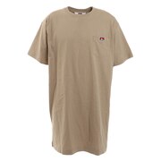 ベンデイビス（BEN DAVIS）（メンズ、レディース）Tシャツ 半袖 ロング丈 オーバーレングス シャツ 1580035-BEG