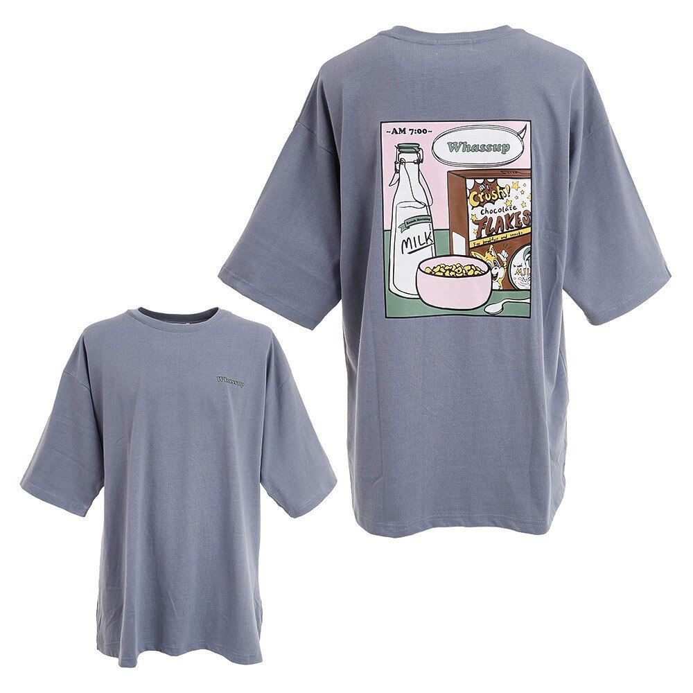  プリントTシャツ 1551027-BGRY