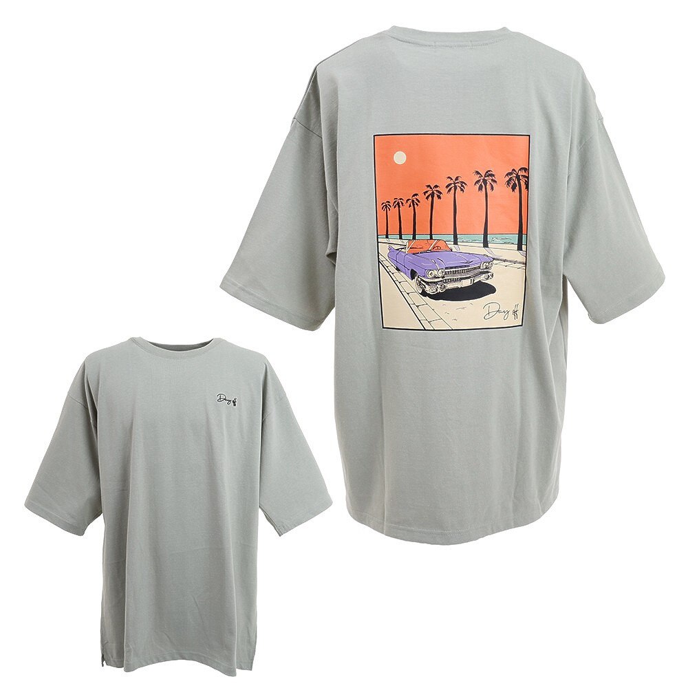  プリントTシャツ 1551027-GRN