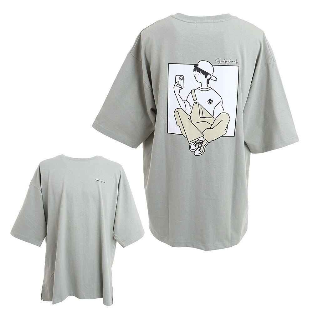  プリント半袖Tシャツ 1551027-MNT