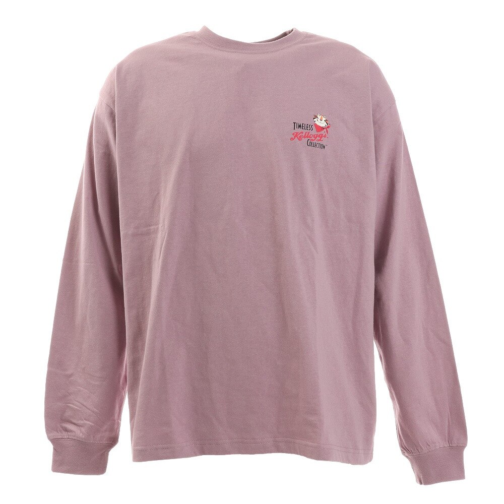  ケロッグ ロゴプリント長袖Tシャツ 1315037-77 GPR