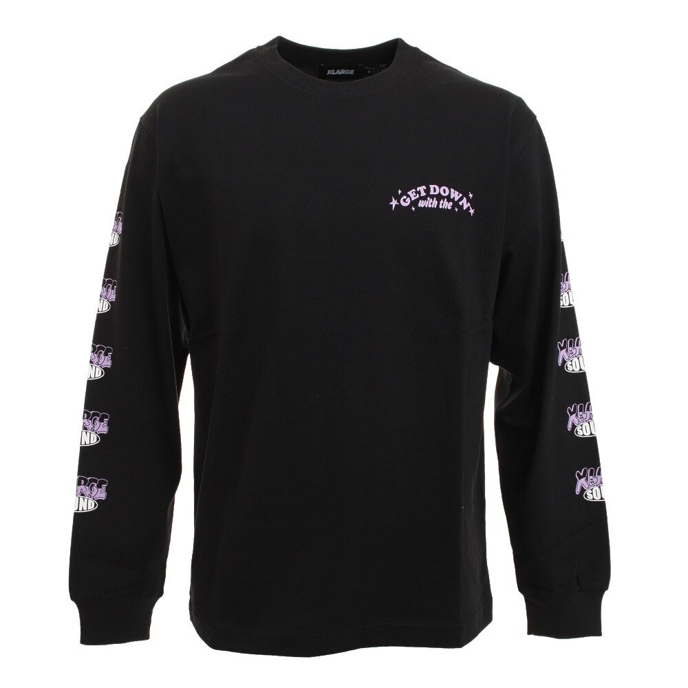 長袖Tシャツ SOUND 101212011018-BLACK