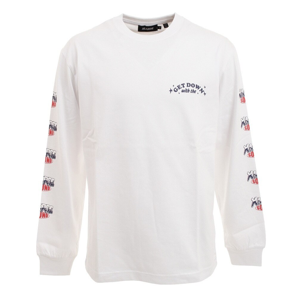  SOUND 長袖Tシャツ 101212011018-WHITE