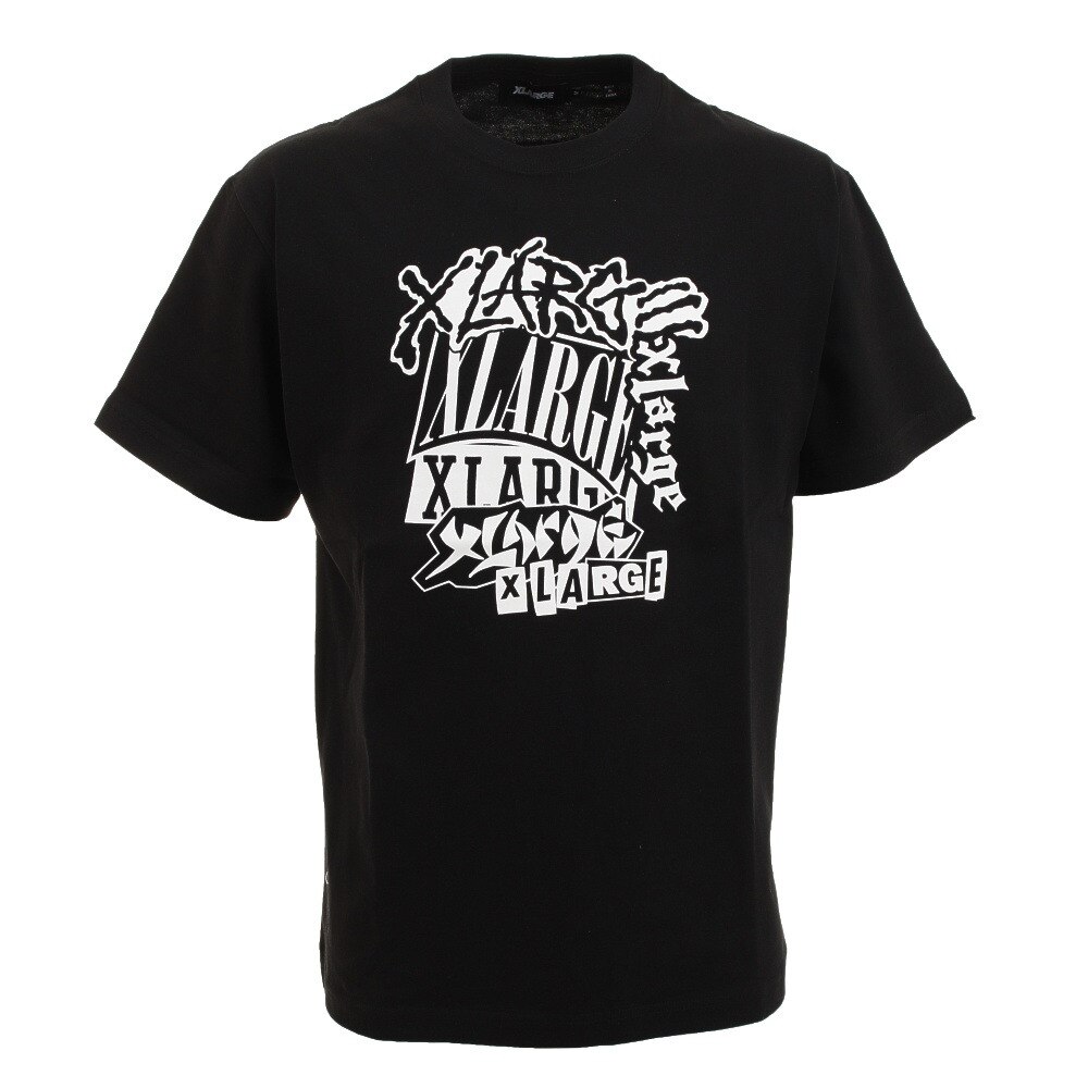  半袖Ｔシャツ STICKER BOMB 101212011019-BLACK